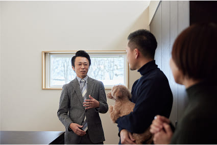 お施主様が思わず紹介したくなる工務店