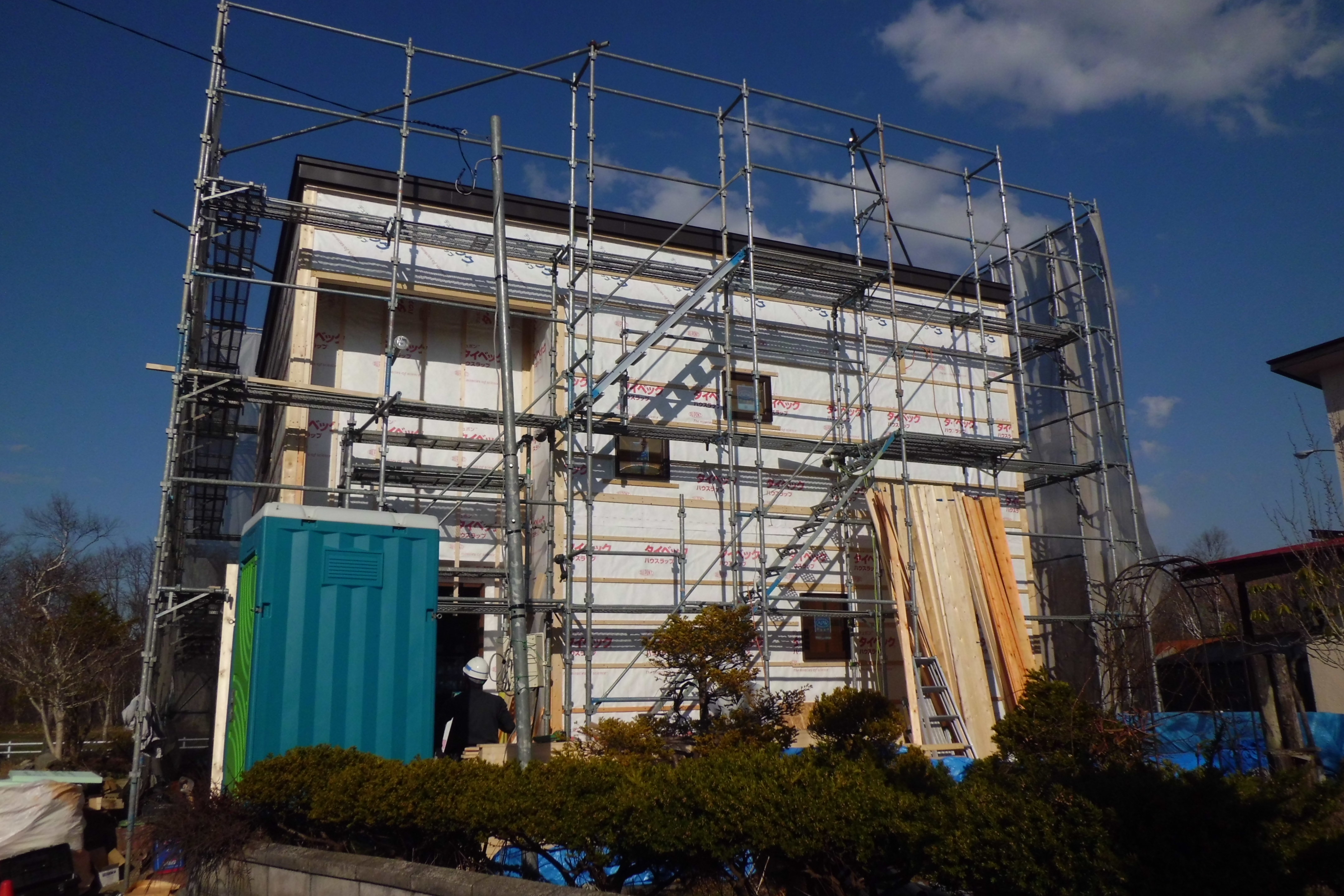YOUR STYLEリノベ（北欧スタイル）プロジェクト　札幌市厚別区　長期優良住宅認定　工事の進捗状況（第2回）