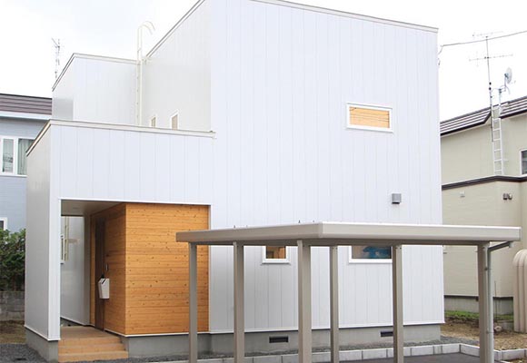 中２階・スキップフロアのある家　新築　札幌　注文住宅　工務店　ハウスメーカー