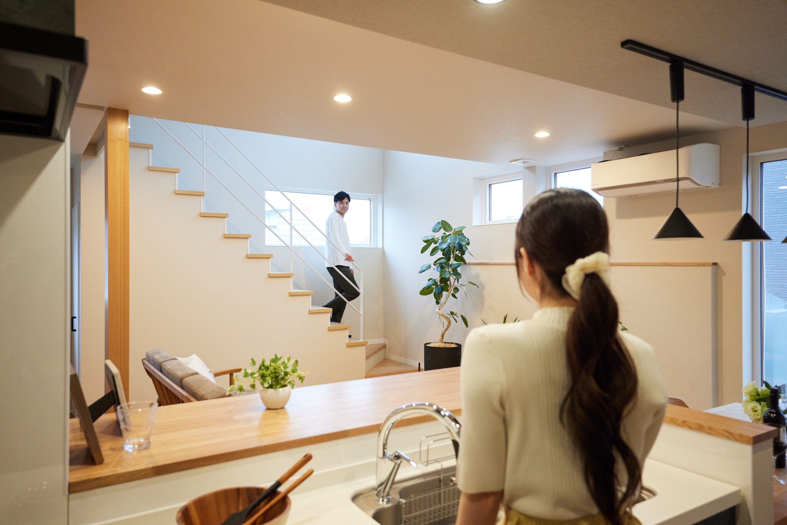 暮らしやすさを追求したナチュラルモダンな住まい（北広島市）